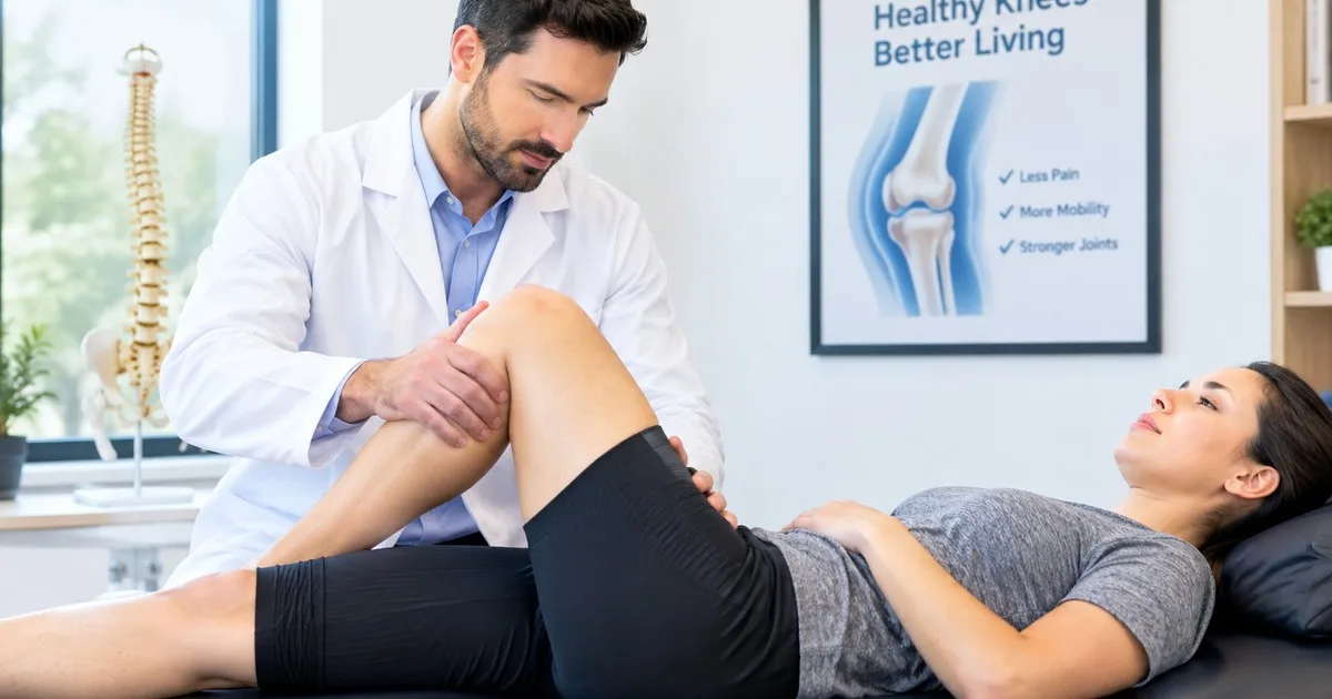 Chiropractor Knee Adjustment for Pain Relief