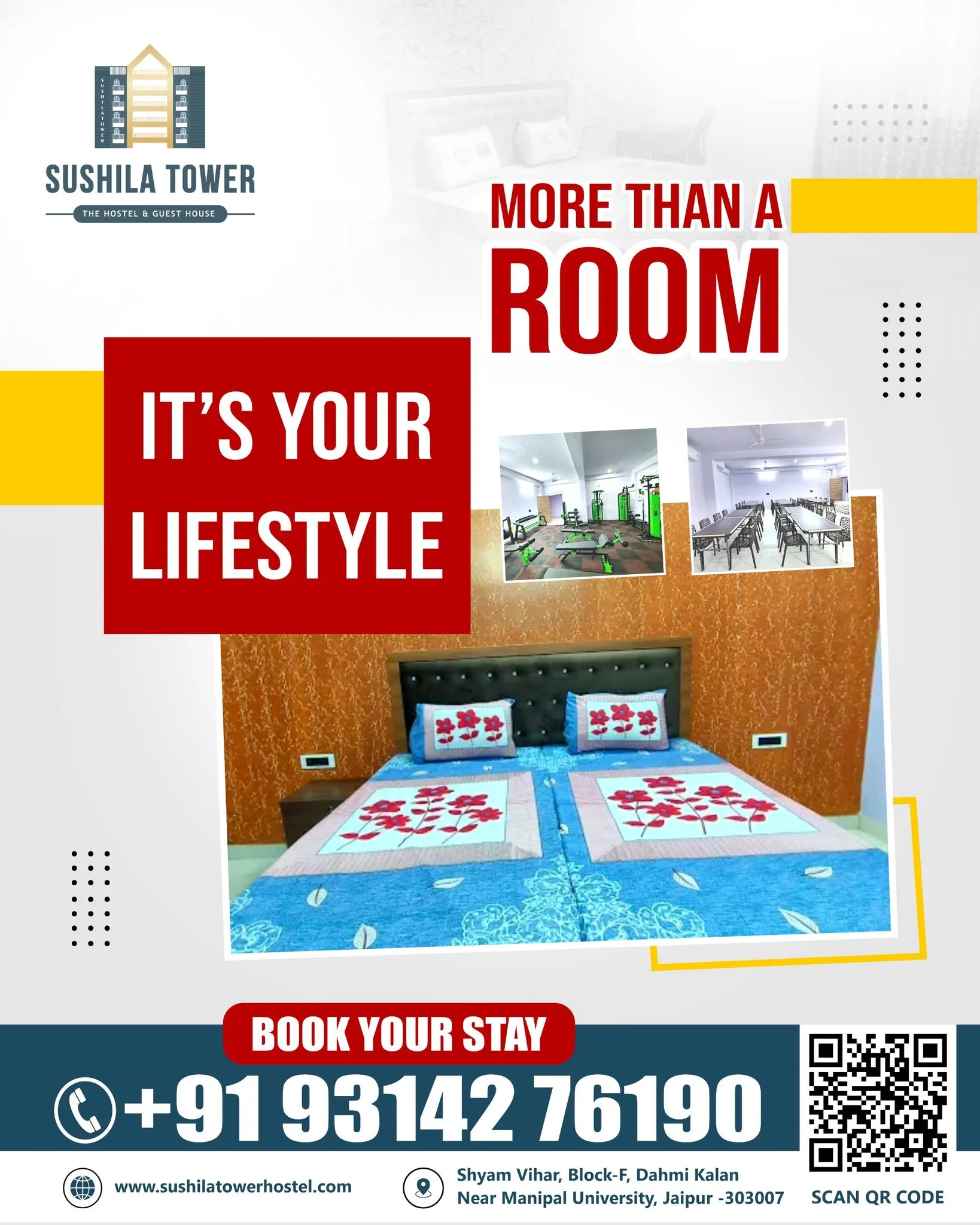 Best Paying Guest Hostel Near Manipal University Jaipur