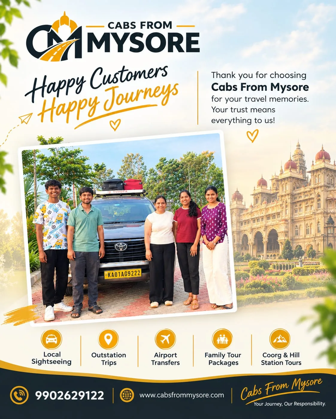 Mysore to Coorg Tour Package